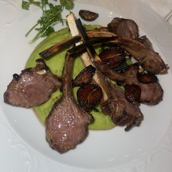 Michael's - Rack Of Lamb w/ Favabean Puree - Italian Near Me - Brooklyn, New York Michael's - Rack Of Lamb w/ Favabean Puree - Italian Near Me - Brooklyn, New York