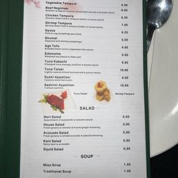 Menu Menu