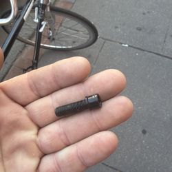 This is the super expensive bolt for the bicycle.