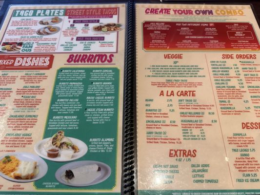 Menu photo 3 Monterrey Mexican Restaurant Augusta, GA