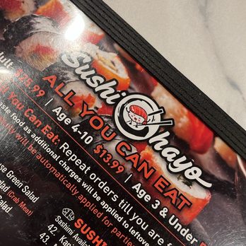 Sushi Ohayo - Menu - Sushi Bars Near Me - Chantilly, Virginia