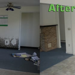 SERVPRO of Augusta/Waterville - Mold clean up before/after