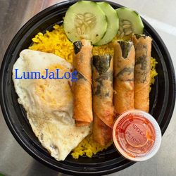 Moody Foodie - Japanese inspired Lumpia, java rice & fried egg
