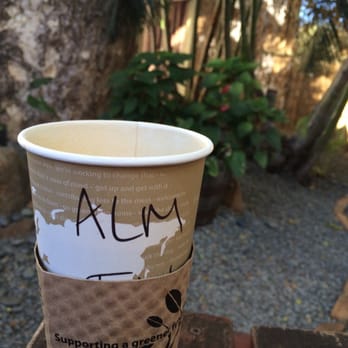 Coffee Gallery - Flare white with unsweetened vanilla almond milk... They made it to perfection! Loved their quiet garden backyard sit down area! - Coffee & Tea Near Me - Haleiwa, Hawaii