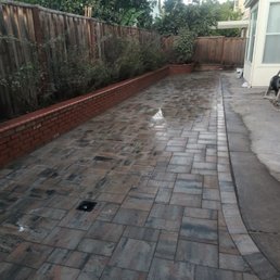 Laying my pavers Laying my pavers