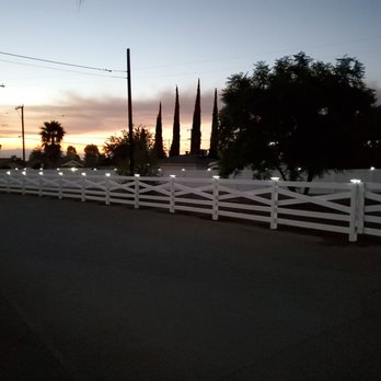 Yucaipa Handyman Services - Vinyl fence install with post lights - Handyman Near Me Yucaipa Handyman Services - Vinyl fence install with post lights - Handyman Near Me