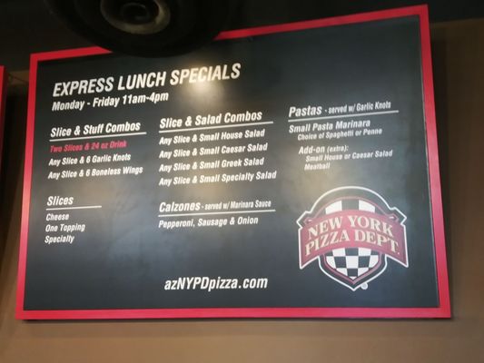Menu photo 6 NYPD Pizza Gilbert, AZ