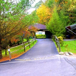 Twin Creek RV Resort - Shower House and Bathrooms.  Very clean, and plenty of room and electrical outlets.  Get the combination at check in.