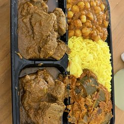 Lasoon - Lamb x2, spicy eggplant (as spicy as ) and the chick peas