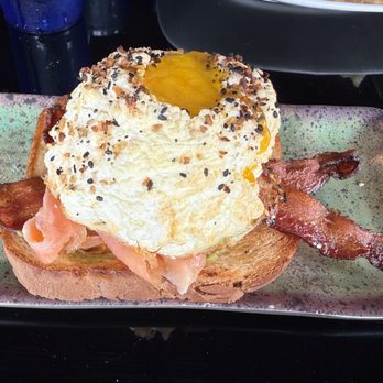 Mad Hatter Cafe / The Looking Glass - Smoked salmon & Toast w/surprise bacon - Breakfast & Brunch Near Me - Salisbury, Maryland Mad Hatter Cafe / The Looking Glass - Smoked salmon & Toast w/surprise bacon - Breakfast & Brunch Near Me - Salisbury, Maryland