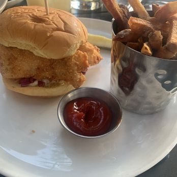 Engine Room - Fish sandwich, yum - Southern Near Me - Mystic, Connecticut