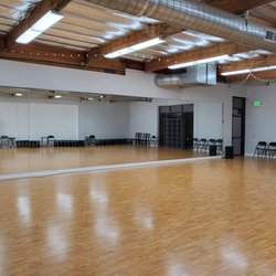 Rhythm Addict Dance Studio - Our spacious ballroom for weekly group classes:
Salsa, Bachata, Cumbia, Ballroom, Swing