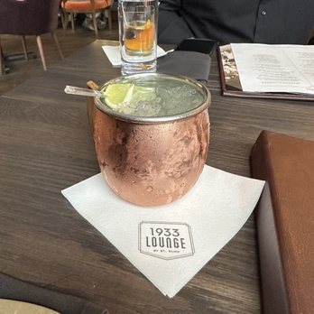 1933 Lounge - Huckleberry mule - Cocktail Bars Near Me - Carmel, Indiana