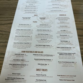 Pecan Craft Kitchen - Menu - Southern Near Me - St Johns, Florida Pecan Craft Kitchen - Menu - Southern Near Me - St Johns, Florida