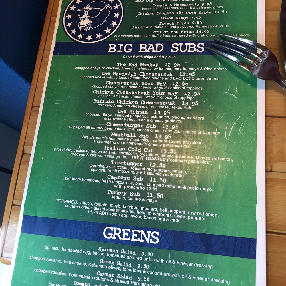 Bad Monkey - Appetizers, Subs and Salads! - Burgers Near Me - Ocean City, Maryland Bad Monkey - Appetizers, Subs and Salads! - Burgers Near Me - Ocean City, Maryland