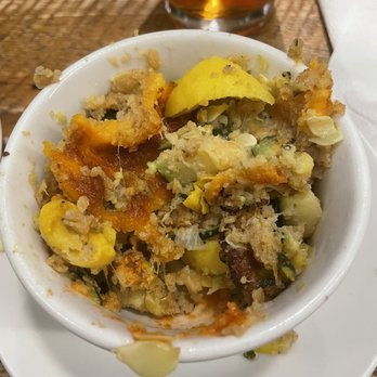 Treebeards - Squash casserole - Southern Near Me - Houston, Texas Treebeards - Squash casserole - Southern Near Me - Houston, Texas