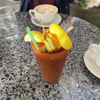 Cafe Flora - Bloody mary - Vegetarian Near Me - Seattle, Washington