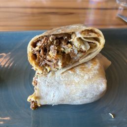 Burria breakfast burrito Burria breakfast burrito