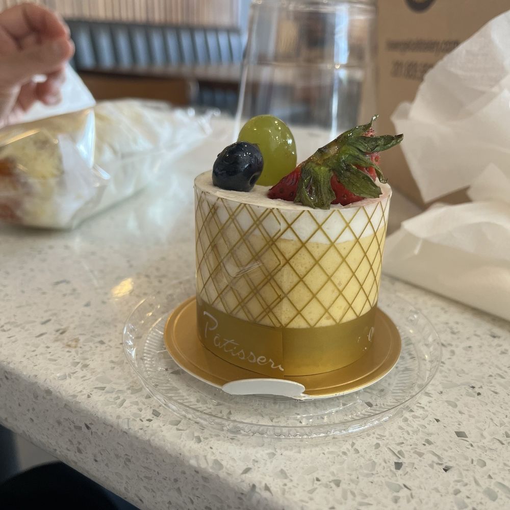 Loved the mango mousse. And the twist bread. Loved the mango mousse. And the twist bread.
