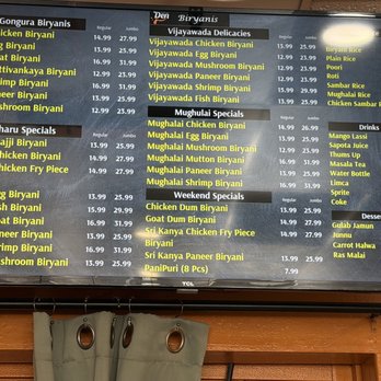Mr Biryani's Den - Menu - Indian Near Me - Milpitas, California