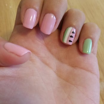 Skyy Nails - Summer watermelon nails by Kim - Nail Salons Near Me - Whittier, California Skyy Nails - Summer watermelon nails by Kim - Nail Salons Near Me - Whittier, California