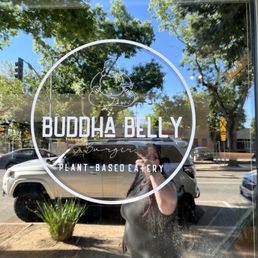 Exterior outside entrance of Buddha Belly Burger - Sacramento, California Exterior outside entrance of Buddha Belly Burger - Sacramento, California