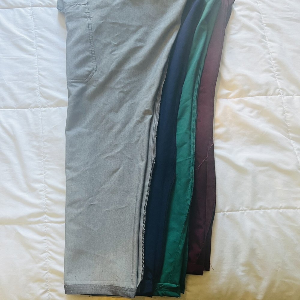 Sierra Cleaners - Burgundy scrub bottoms hemmed too high. Not the lengthened measured nor pinned - Dry Cleaning Near Me - Corona, California Sierra Cleaners - Burgundy scrub bottoms hemmed too high. Not the lengthened measured nor pinned - Dry Cleaning Near Me - Corona, California