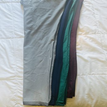 Sierra Cleaners - Burgundy scrub bottoms hemmed too high. Not the lengthened measured nor pinned - Dry Cleaning Near Me - Corona, California Sierra Cleaners - Burgundy scrub bottoms hemmed too high. Not the lengthened measured nor pinned - Dry Cleaning Near Me - Corona, California