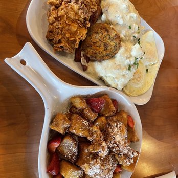 Ruby Sunshine Charlotte Southend - Biscuits gravy regular fried chicken , French toast bites spicy fried chicken - Breakfast & Brunch Near Me - Charlotte, North Carolina Ruby Sunshine Charlotte Southend - Biscuits gravy regular fried chicken , French toast bites spicy fried chicken - Breakfast & Brunch Near Me - Charlotte, North Carolina