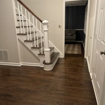Hardwood Floors By Ed - a hallway leading to a living room - Flooring Near Me - Howell Township, New Jersey Hardwood Floors By Ed - a hallway leading to a living room - Flooring Near Me - Howell Township, New Jersey