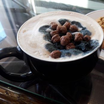 Luana's Coffee & Beer - "The ex gf", mocha, hazelnut, and vanilla with homemade black whip and cocoa puffs. I got it as a breve. Their smoothest drink yet! - Coffee & Tea Near Me - Phoenix, Arizona Luana's Coffee & Beer - "The ex gf", mocha, hazelnut, and vanilla with homemade black whip and cocoa puffs. I got it as a breve. Their smoothest drink yet! - Coffee & Tea Near Me - Phoenix, Arizona