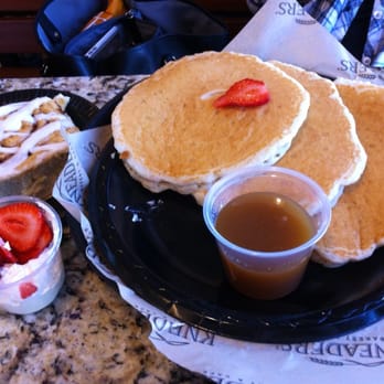 Kneaders Bakery & Cafe - Kneaders Caramel sauce is out of this world!!! It comes with the pancakes and the french toast, in lieu of syrup. - Cafes Near Me - Parker, Colorado Kneaders Bakery & Cafe - Kneaders Caramel sauce is out of this world!!! It comes with the pancakes and the french toast, in lieu of syrup. - Cafes Near Me - Parker, Colorado