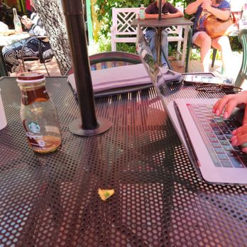 The Bagelry - a person typing on a laptop - Bagels Near Me - Santa Cruz, California