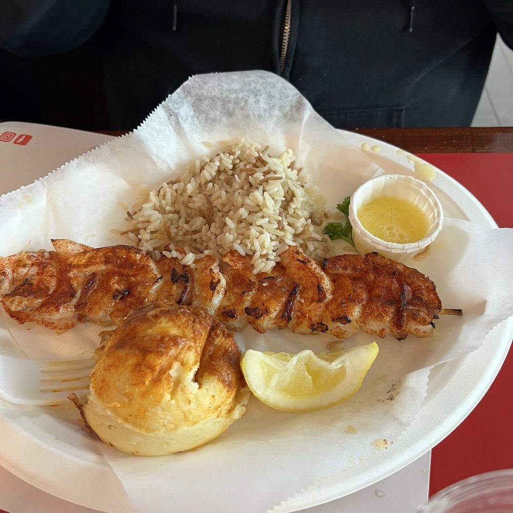 The Crab Cooker - Shrimp skewer - Seafood Near Me - Newport Beach, California The Crab Cooker - Shrimp skewer - Seafood Near Me - Newport Beach, California