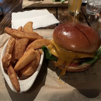 The Station - Burger with cheddar - Salad Near Me - Raleigh, North Carolina The Station - Burger with cheddar - Salad Near Me - Raleigh, North Carolina
