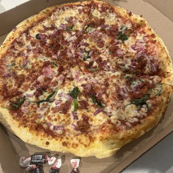 HotBox Pizza - The Popeye Pizza! oh they give you tootsie rolls! - Pizza Near Me - Zionsville, Indiana