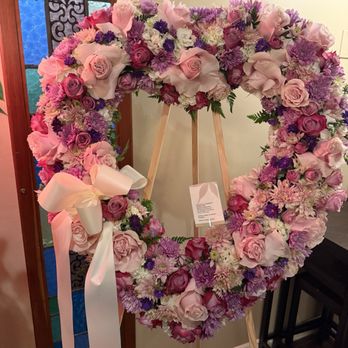Van Nuys Flowers - Exquisite Heart Floral Arrangement - Florists Near Me - Van Nuys, California
