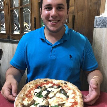 Di Matteo - Margherita with Eggplant - Italian Near Me - Naples, NA Di Matteo - Margherita with Eggplant - Italian Near Me - Naples, NA