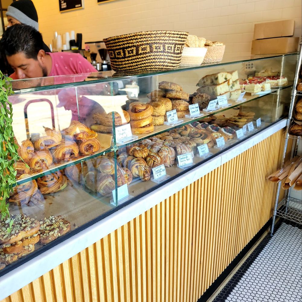 Clark Street Bakery - Counter of great looking pastries made according to the art of artisan baking - Bakeries Near Me - Los Angeles, California