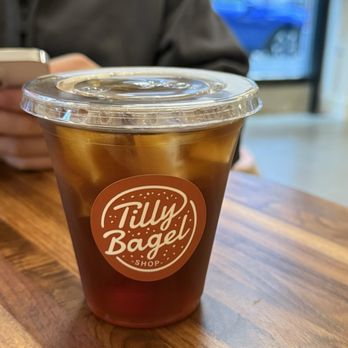Tilly Bagel Shop - Peach Iced Tea - Sandwiches Near Me - Chicago, Illinois Tilly Bagel Shop - Peach Iced Tea - Sandwiches Near Me - Chicago, Illinois