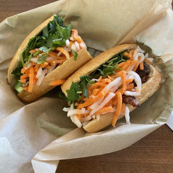 Le Bleu - Grilled pork Banh mi - Vietnamese Near Me - Austin, Texas