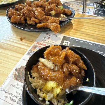Mama Lu's Dumpling House - 36. Orange Chicken - Dim Sum Near Me - Tustin, California