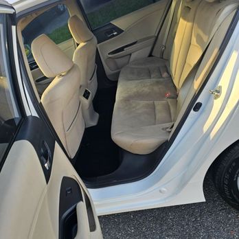 Hernandez's Corrections & Shine - This backseat was covered in hair my girl sheds like crazy. He did such a good job! - Auto Detailing Near Me