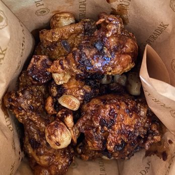 Puradak Chicken - Black Aglio chicken wings - Wraps Near Me - Las Vegas, Nevada Puradak Chicken - Black Aglio chicken wings - Wraps Near Me - Las Vegas, Nevada
