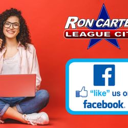 League City Chrysler Jeep Dodge RAM - "Like" us on Facebook. https://www.facebook.com/RonCarterLeagueCity/