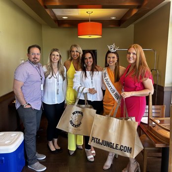 Pita Jungle - Miss Arizona 2023 Judges after their Pita Jungle Lunch, with Miss Arizona Teen Saray Ringenbach - Mediterranean Near Me - Mesa, Arizona Pita Jungle - Miss Arizona 2023 Judges after their Pita Jungle Lunch, with Miss Arizona Teen Saray Ringenbach - Mediterranean Near Me - Mesa, Arizona