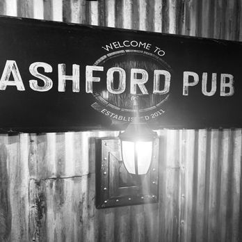 Ashford Pub - a black and white photo of the sign - Pubs Near Me - Houston, Texas Ashford Pub - a black and white photo of the sign - Pubs Near Me - Houston, Texas