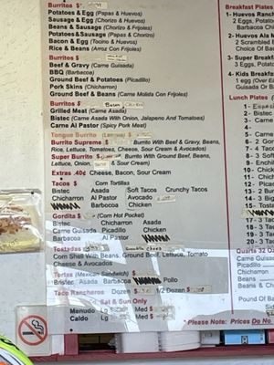 Menu photo 2 Rojas Mexican Food Abilene, TX