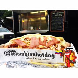 The Colombian hot dog - #thecolombianHotdog