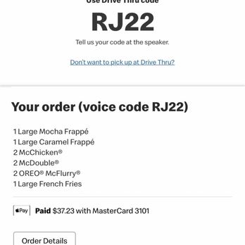 McDonald's - Receipt in app - Burgers Near Me - Chula Vista, California McDonald's - Receipt in app - Burgers Near Me - Chula Vista, California